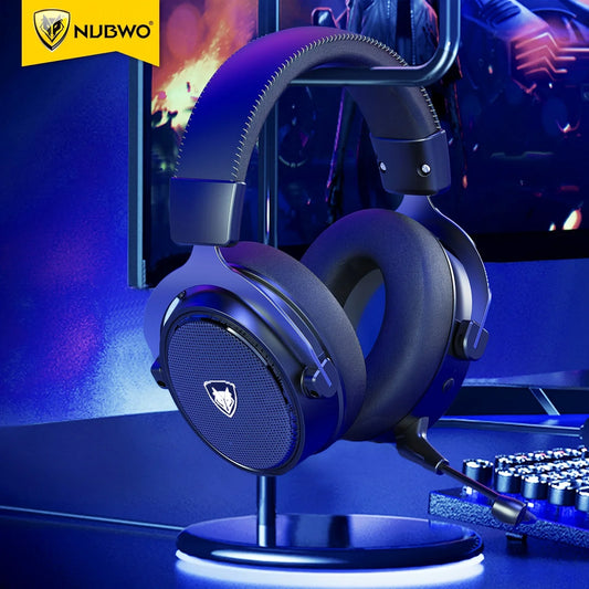 NUBWO G07 Wireless Headsets Gamer for PC, PS4, PS5 2.4GHz Ultra-Low Latency HIFI Stereo Noise Cancelling MIC Gaming Headphones