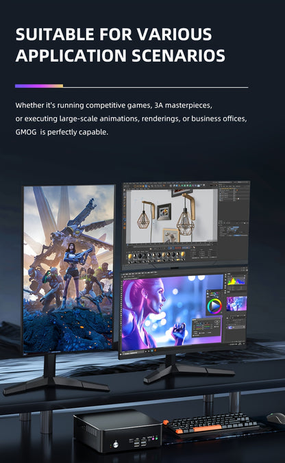 GMOG RGB RAM DDR4 Desktop 8GB 16GB 3200MHz 3600MHz XMP DDR4 Gaming RAM Memoria Desktop 288-Pin 1.35V ARGB With Heatsink