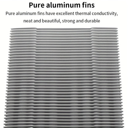 ITX CPU Cooler Fan RGB 4Pin PWM 4 Heat Pipe Tower Air Cooler Intel LGA1700 1150 1155 115X 1200 Processor Cooler Radiator ITX Small Chassis Dedicated CPU Fan 4 Heat Pipe Fan Speed 600-3300RPM ±