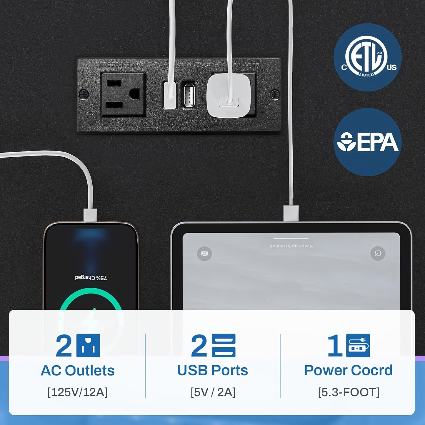 [Gaming Desk, LED Lights] 55'' Large Gaming Desk With LED Lights, Storage Shelves, Monitor Stand, Power Outlets And Cup Holder, Computer Desk, PC Gamer Desk, Gaming Table For Bedroom Living Room, Black