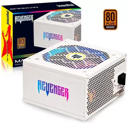 Fonte De Alimentação ATX 650W RGB 80 Plus Bronze PC Gamer Maximus