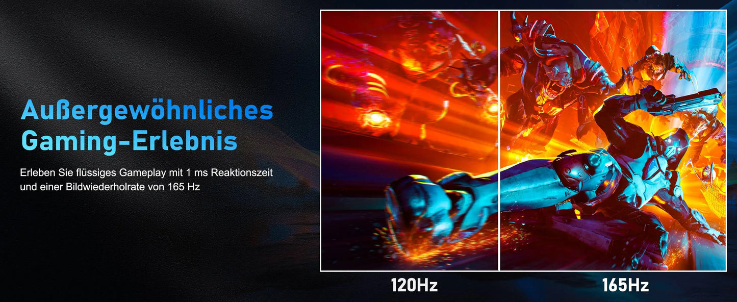 34 Inch Monitor 165Hz VA WQHD Desktop Wide Display 21:9 LED Gamer Computer Screen 1500R Curved DP/3440*1440