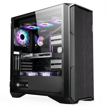 AOTESIER Gaming PC core i7 CPU With 16G RAM 256G SSD HD4600 ATX/ITX/M-ATX full view side panel Temper Glass Front pc gamer
