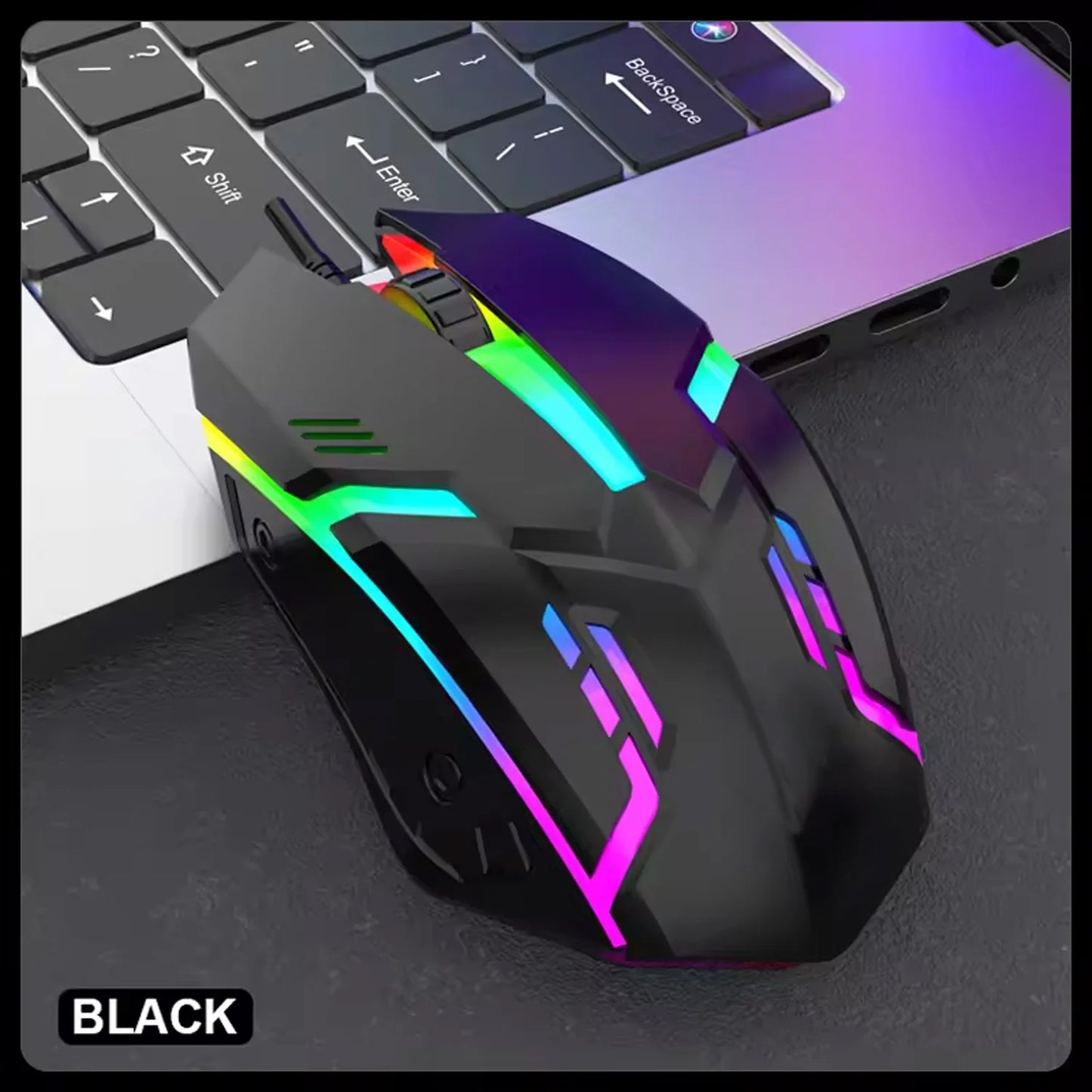 Gamer Keyboard And Mouse PC Gaming Keyboard RGB Backlit Keyboard Rubber Keycaps Wired English Keyboard Mouse Gamer Gaming Mouse