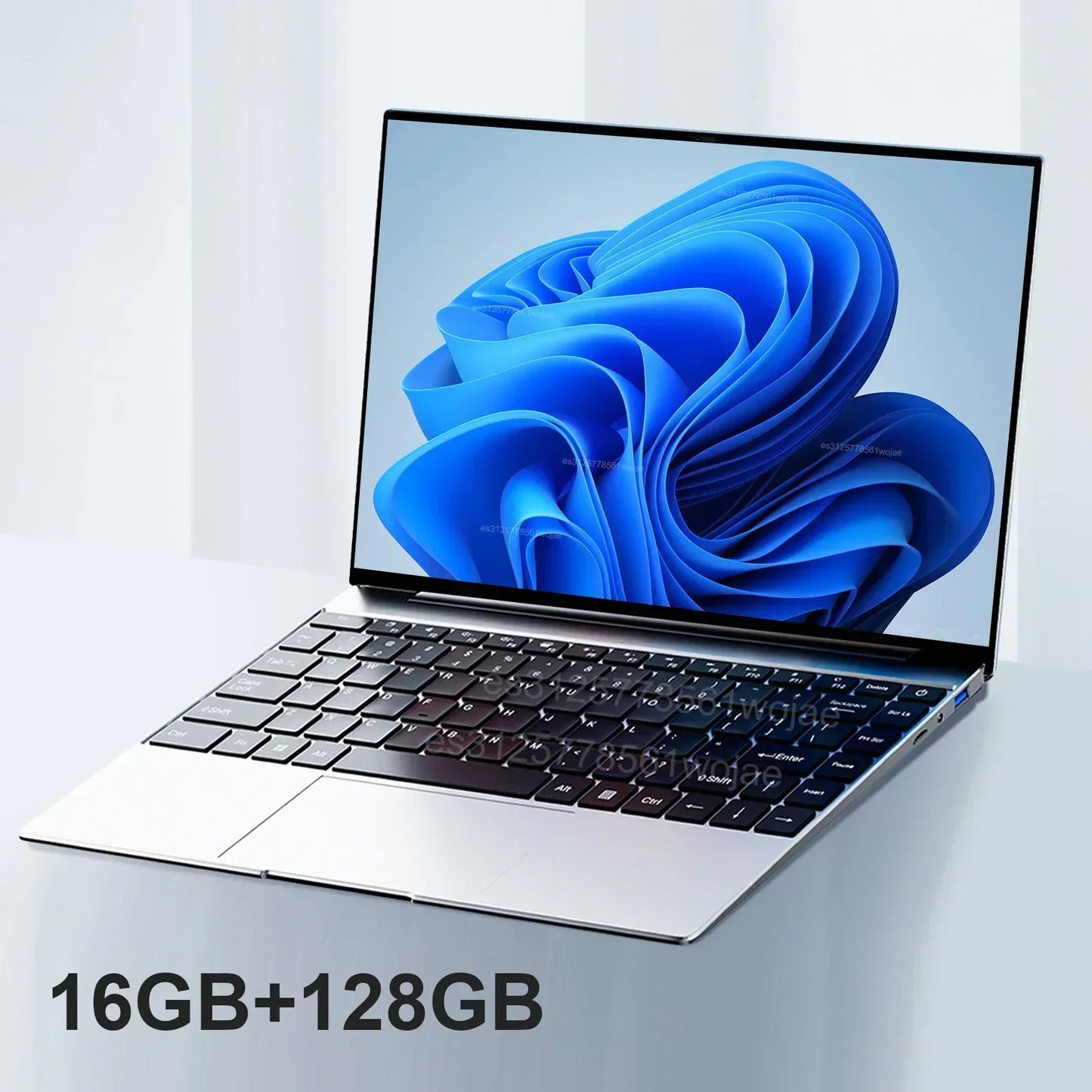 14.1" Ultra Slim Laptop 16GB RAM 2TB SSD Intel N3700 Notebook Gamer  1920*1080 Display Windows 11 Pro Office Study Computer PC