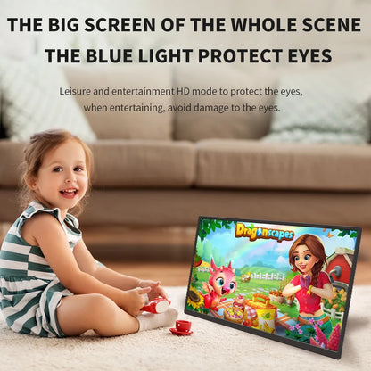 HGFRTEE Portable Gaming Monitor 18.5 Inch 1080P 16:09 120Hz 100%sRGB 300Cd/m² Travel Screen for MacBook Laptop PC Game Consoles