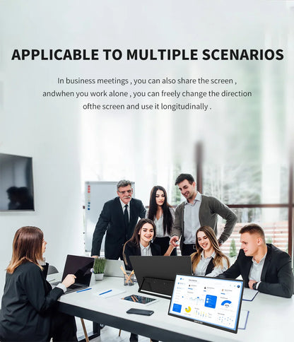 HGFRTEE Portable Gaming Monitor 18.5 Inch 1080P 16:09 120Hz 100%sRGB 300Cd/m² Travel Screen for MacBook Laptop PC Game Consoles