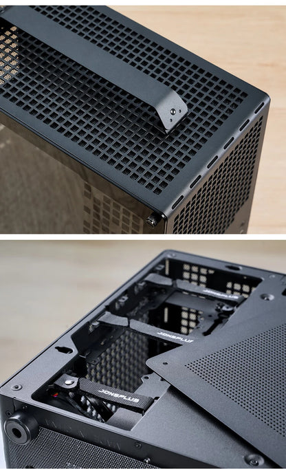 Jonsbo Z20 MATX ATX PC Case Chassis 20L Detachable Handle Case Support 240mm AIO Cooler Type-C Black Desktop Small Compact Case