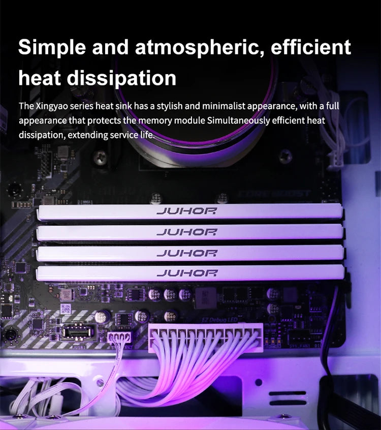 JUHOR DDR4 8GB 16GB 3200MHz 3600MHz Desktop Memory Ram