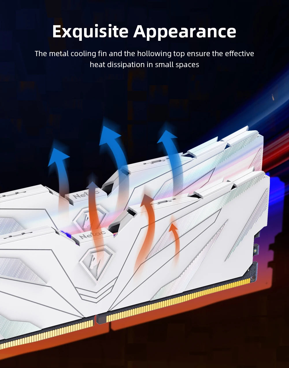 Netac DDR4 RAM Memory DDR4 32GB 16GB 8GB DDR5 4800MHz Memoria RAM DDR4 3200MHz 3600MHz 2666MHz XMP for AMD Intel Motherboard