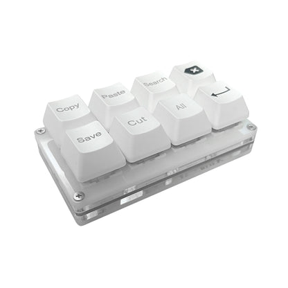 8 Keys Small Keypad Work Shortcut Key Keycaps Keyboard One-Handed Mechanical Gaming Keypad Programmable USB Customized Keyboard