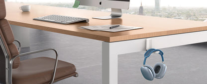 Computer Game Accessories Suitable Small Hanging Headphone Stand Foldable Hook Mount  For School Dormitory Home Office Black