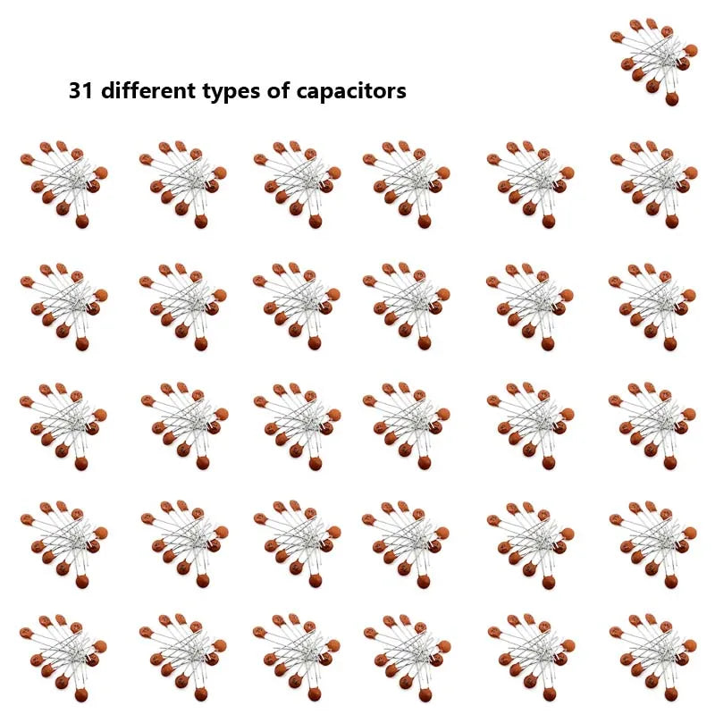 2110pcs Electronic Components Kit Ultimate Edition Various Common Capacitors  Resistors T0-92 LED PCB Board DIP-IC Breadboard