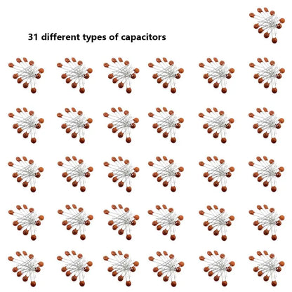 2110pcs Electronic Components Kit Ultimate Edition Various Common Capacitors  Resistors T0-92 LED PCB Board DIP-IC Breadboard