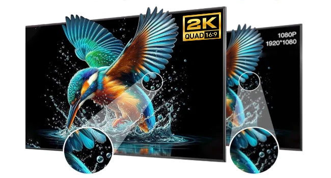 24.5" 144HZ Portable Gaming Monitor 2560x1440 HDR Screen Travel Gaming Computer Display for Steam Deck Laptop Switch PS4 /5 Xbox