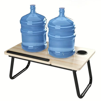 Computer Lazy Desk with Ergonomic Design, Integrated Foldable Table with Adjustable Height, Compact and Practical