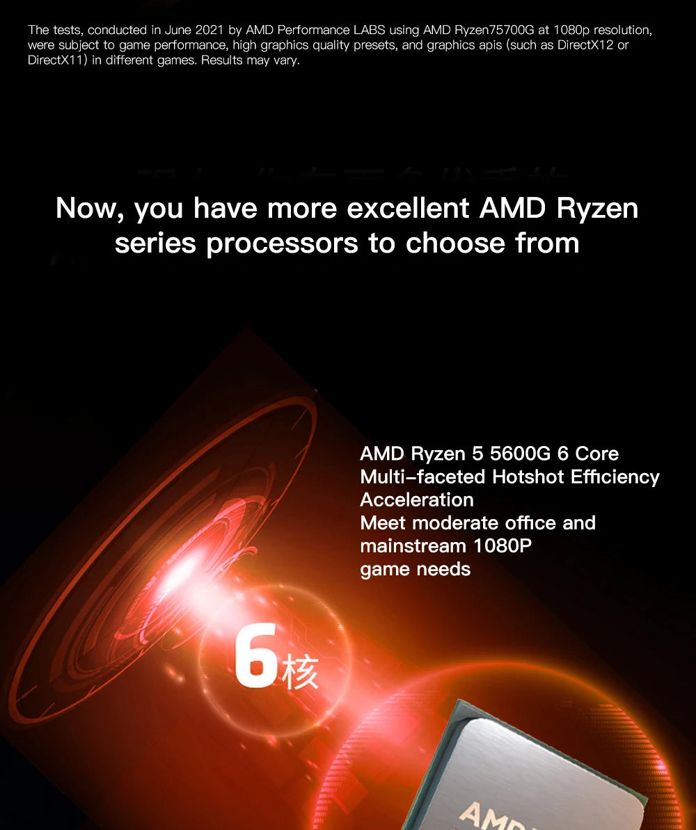 AMD RYZEN 7 5700G CPU 100% Brand New 5700G Processor Desktop PC Gamer 4.6GHz 8-Core 16-Thread Vega 8 Graphics Card