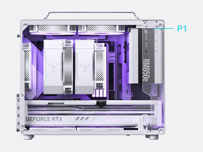 Jonsbo Z20 MATX ATX PC Case Chassis 20L Detachable Handle Case Support 240mm AIO Cooler Type-C Black Desktop Small Compact Case