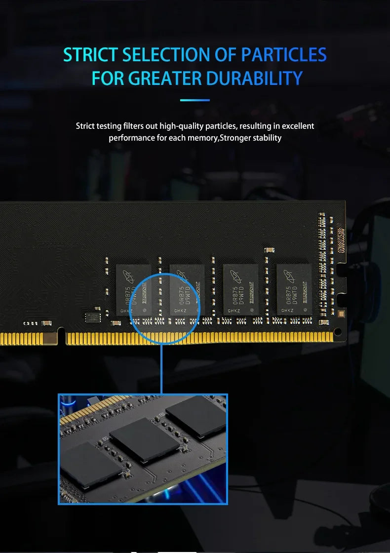 Memoria ram DDR4 RAM 8GB 16GB 32GB Stick  2400 2666 3200MHz 288 PIN PC4 Desktop Universal Memory 17000 19200 2666