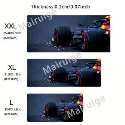 Pc Gaming Laptop F1 Racer 33 Number Mouse Pad Gamer Keyboard Non-slip Mat Computer Accessories Mausepad Deskmat Mousepad Cabinet