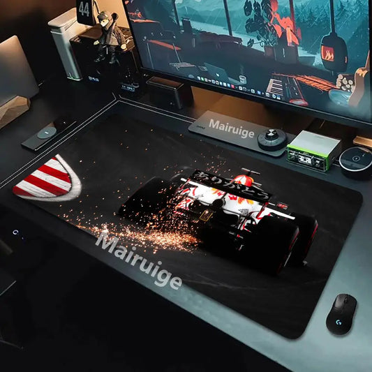 Pc Gaming Laptop F1 Racer 33 Number Mouse Pad Gamer Keyboard Non-slip Mat Computer Accessories Mausepad Deskmat Mousepad Cabinet