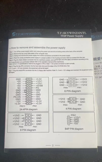 1PC 750w 110V/220V Full Module PC Power Supply Active Gold 80 Plus 24pin ATX New Fonte PFC Gamer Source Gaming PC Power Supply