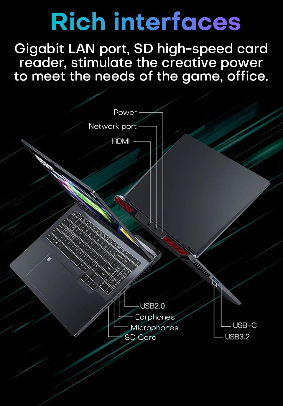 16“Gaming Laptop Computer intel Core i7-6700HQ GTX 1060 Notebook PC 120Hz Full HD IPS 16GB DDR4 1TB SSD Windows 11 Laptop Gamer