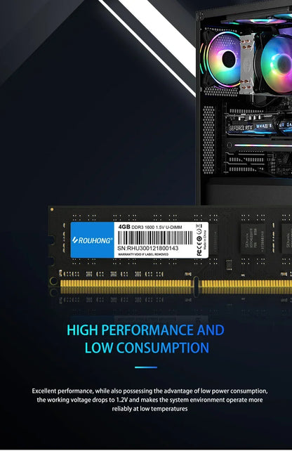 Memoria ram DDR4 RAM 8GB 16GB 32GB Stick  2400 2666 3200MHz 288 PIN PC4 Desktop Universal Memory 17000 19200 2666