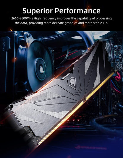 Netac DDR4 RAM Memory DDR4 32GB 16GB 8GB DDR5 4800MHz Memoria RAM DDR4 3200MHz 3600MHz 2666MHz XMP for AMD Intel Motherboard