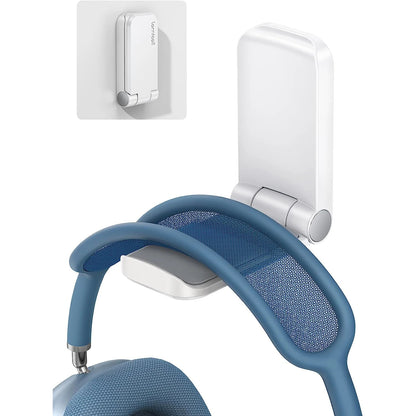 Computer Game Accessories Suitable Small Hanging Headphone Stand Foldable Hook Mount  For School Dormitory Home Office Black