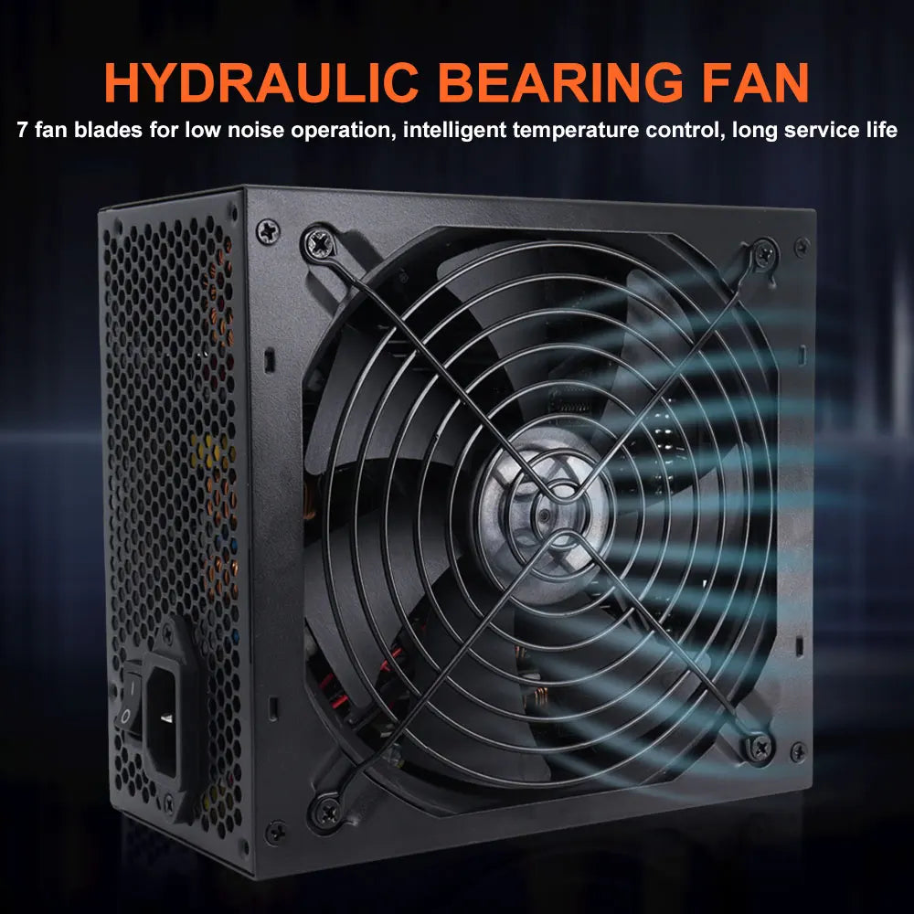 1PC 750w 110V/220V Full Module PC Power Supply Active Gold 80 Plus 24pin ATX New Fonte PFC Gamer Source Gaming PC Power Supply