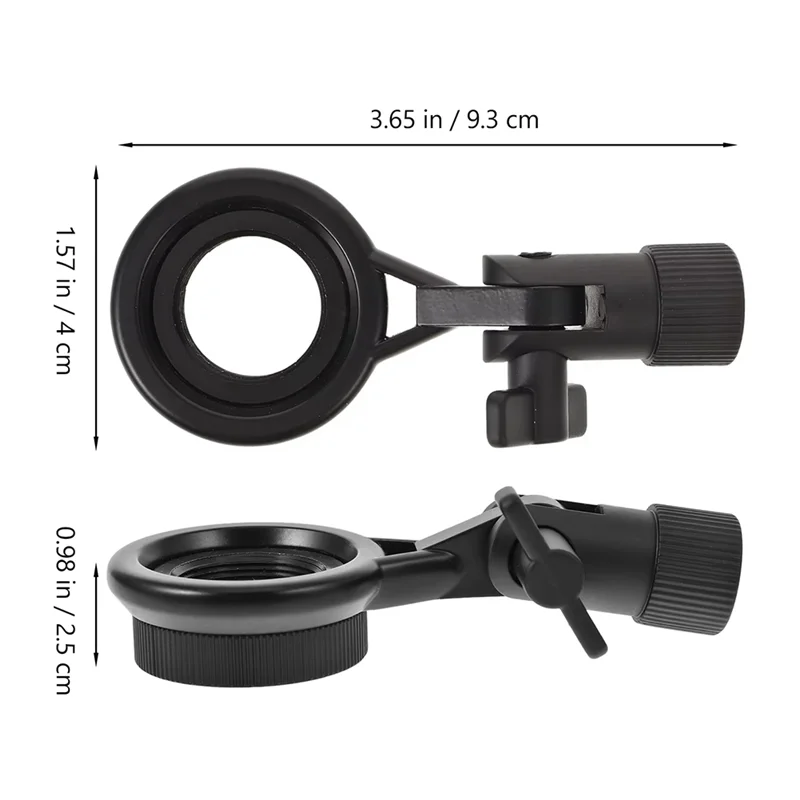 ABAC-Mic Stand Accessories Mic Clip Metal Use Flexible Simple Angle Adjustment Suitable