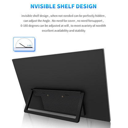 HGFRTEE Portable Gaming Monitor 18.5 Inch 1080P 16:09 120Hz 100%sRGB 300Cd/m² Travel Screen for MacBook Laptop PC Game Consoles