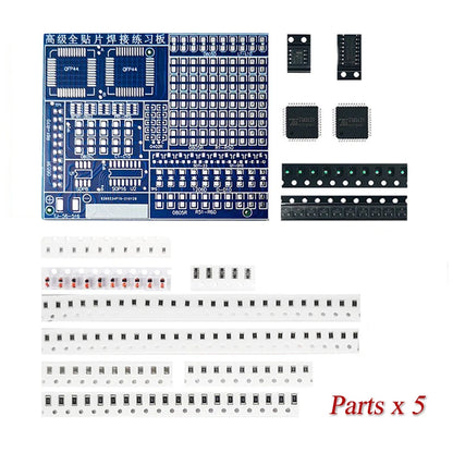 02 Patch Components Electronic Welding Practice Board Kit SMD/SMT DIY Soldering Skill Practice PCB Board Electronic Project Kits