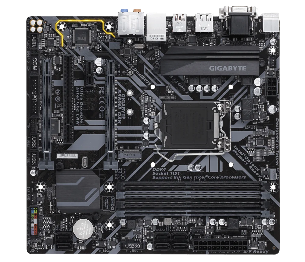 NEW Gigabyte B360M D3H original LGA 1151 DDR4 B360 desktop E-sports game computer motherboards
