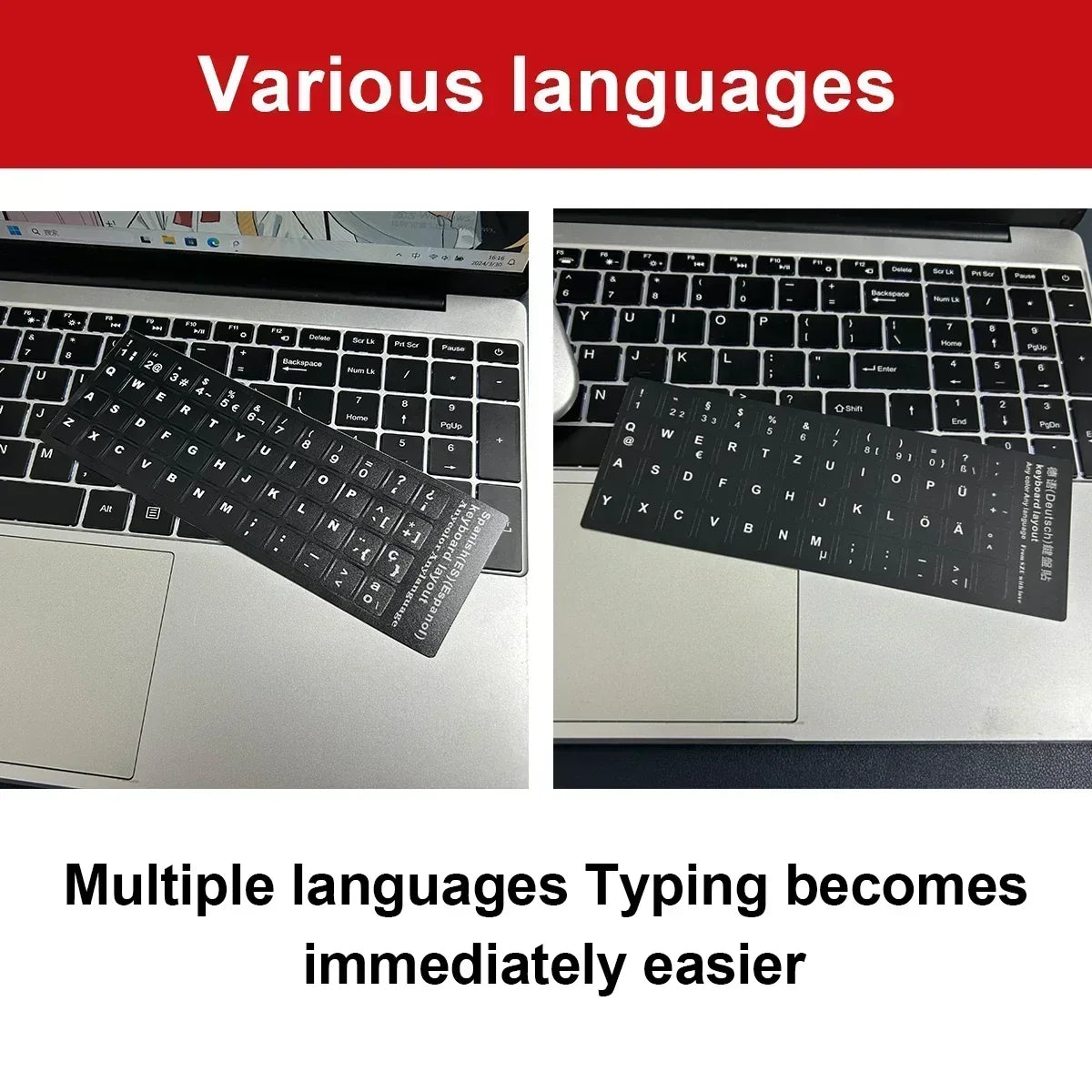 14.1" Ultra Slim Laptop 16GB RAM 2TB SSD Intel N3700 Notebook Gamer  1920*1080 Display Windows 11 Pro Office Study Computer PC