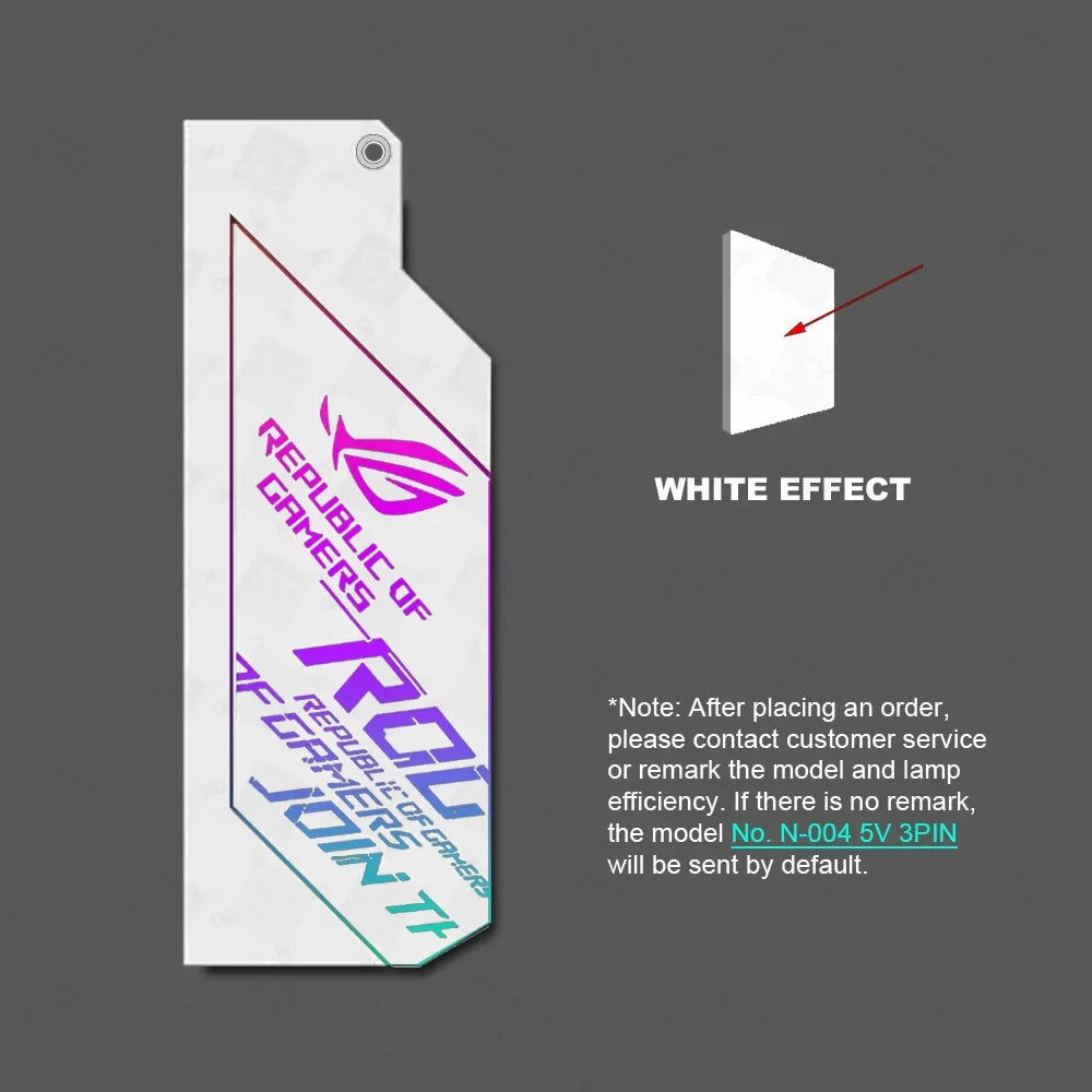 PC Case IO Panel Customize MOBO MOD Mirror Panel AURA Water Cooler Custom 5V3PIN ARGB Motherboard Lighting Panel Customizable