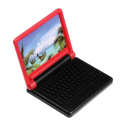 Dollhouse Decor Computer Miniature DIY Accessories Dollhouse Miniature Dollhouse Computer Dollhouse Furniture Simulation Laptop