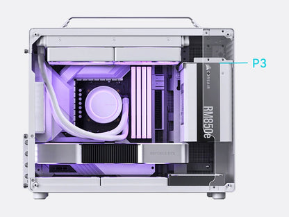 Jonsbo Z20 MATX ATX PC Case Chassis 20L Detachable Handle Case Support 240mm AIO Cooler Type-C Black Desktop Small Compact Case