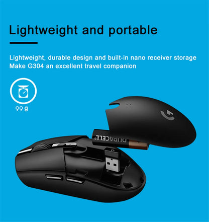 Logitech G304 G102 Wired Mouse Mechanical Button Gamer Mice Computer Mouse RGB Rechargeable Mouse for PUBG Laptop PC