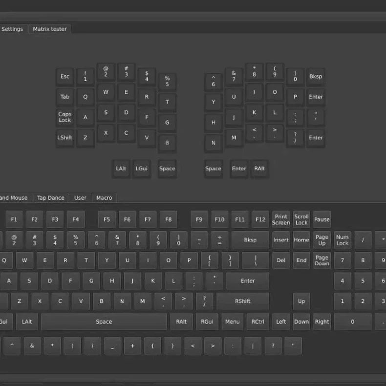 Silakka54 Split Keyboard Wired Hot Swap Support QMK/VIAL Keyboard Ergonomics RP2040zero Customized PC Gamer Accessories
