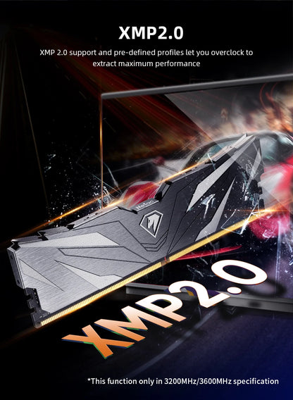 Netac DDR4 RAM Memory DDR4 32GB 16GB 8GB DDR5 4800MHz Memoria RAM DDR4 3200MHz 3600MHz 2666MHz XMP for AMD Intel Motherboard