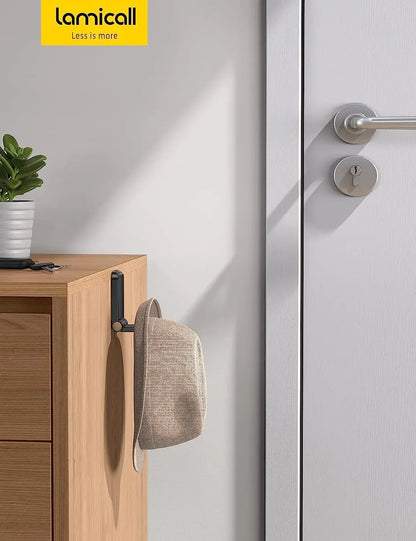 Computer Game Accessories Suitable Small Hanging Headphone Stand Foldable Hook Mount  For School Dormitory Home Office Black