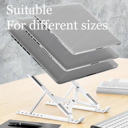Adjustable Laptop Stand Portable Foldable Notebook Bracket Computer Monitor Holder For Macbook Air iPad Tablets Base Accessories