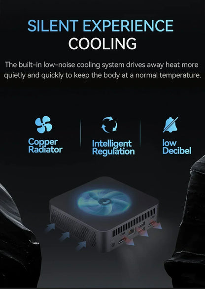 Mini PC Windows 11 pro  Core i9 8950HK 16GB DDR4 1TB SSD PC Gamer Computer Dual WIFI 6 BT5.2 4K HD Mini gaming Pc