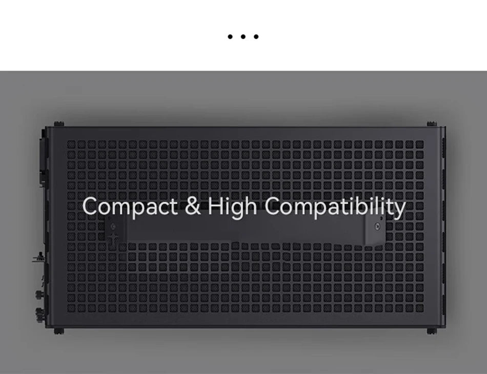 Jonsbo Z20 MATX ATX PC Case Chassis 20L Detachable Handle Case Support 240mm AIO Cooler Type-C Black Desktop Small Compact Case