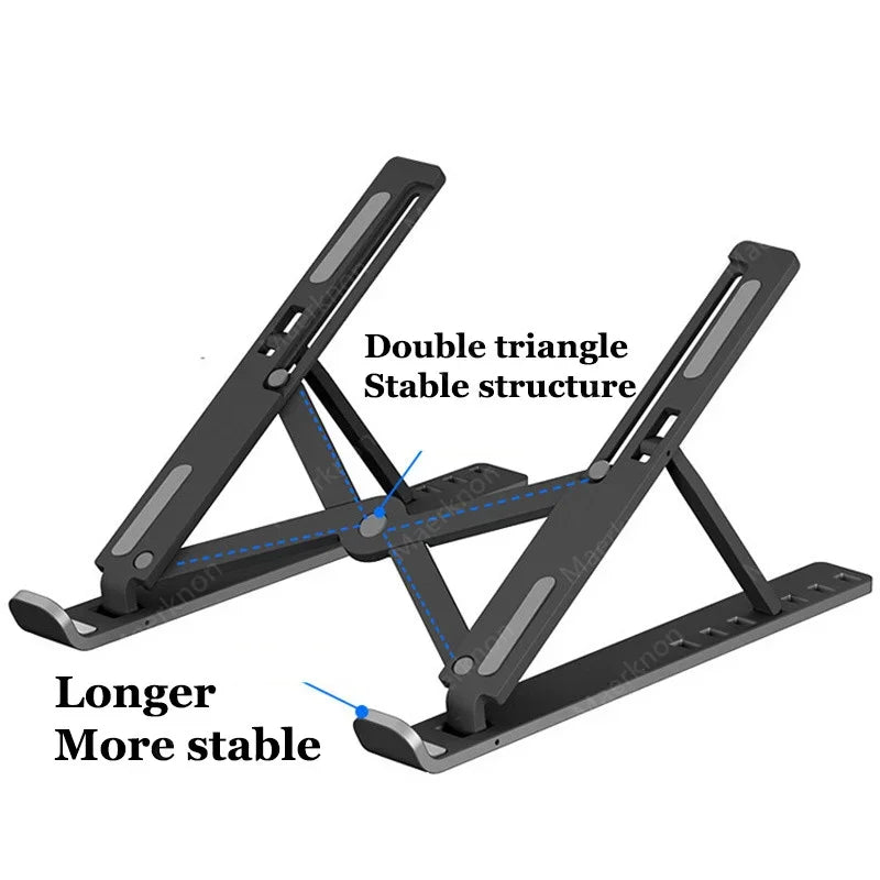 Adjustable Laptop Stand Portable Foldable Notebook Bracket Computer Monitor Holder For Macbook Air iPad Tablets Base Accessories