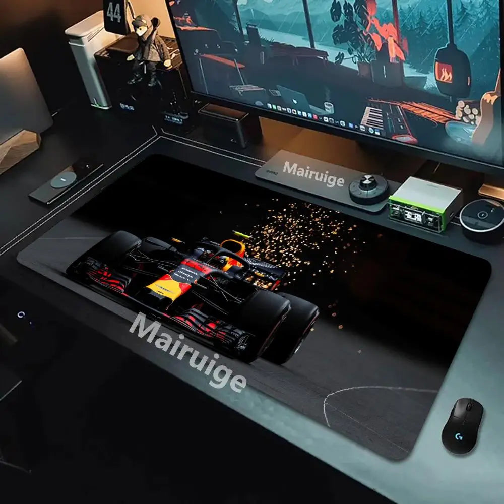 Pc Gaming Laptop F1 Racer 33 Number Mouse Pad Gamer Keyboard Non-slip Mat Computer Accessories Mausepad Deskmat Mousepad Cabinet