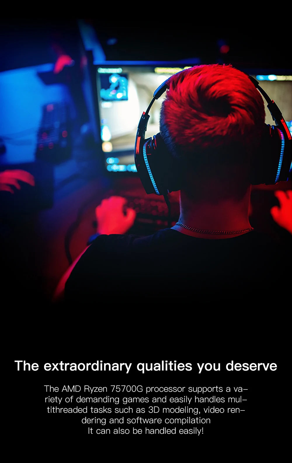 AMD RYZEN 7 5700G CPU 100% Brand New 5700G Processor Desktop PC Gamer 4.6GHz 8-Core 16-Thread Vega 8 Graphics Card