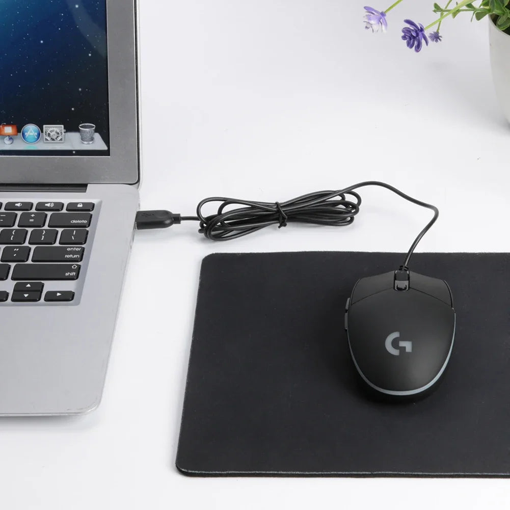 Logitech G304 G102 Wired Mouse Mechanical Button Gamer Mice Computer Mouse RGB Rechargeable Mouse for PUBG Laptop PC